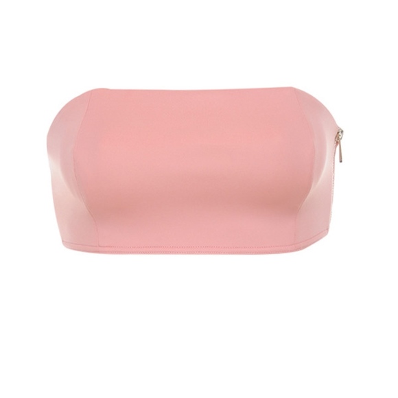 SAJIDA' Pink Stretch Crepe Jersey Long Sleeve - Picture 8 of 8